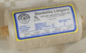20/2 Bockens Linen, Natural - 8.8oz tube - 2 in stock